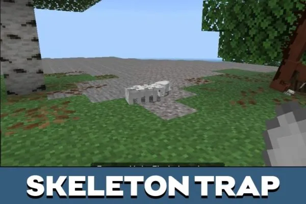 Skeleton Trap from Howler Mod for Minecraft PE
