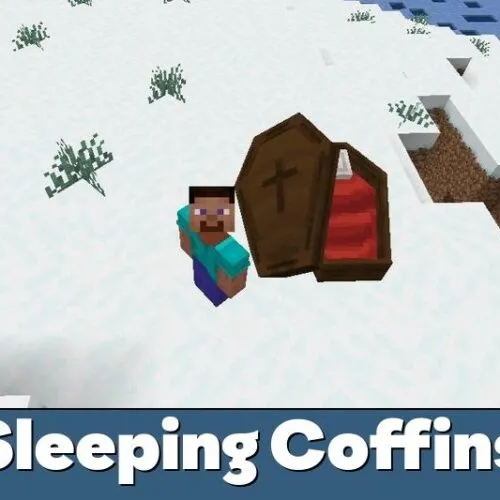 Sleeping Coffins Mod for Minecraft PE