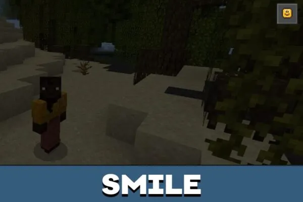 Smile from Emojis Texture Pack for Minecraft PE