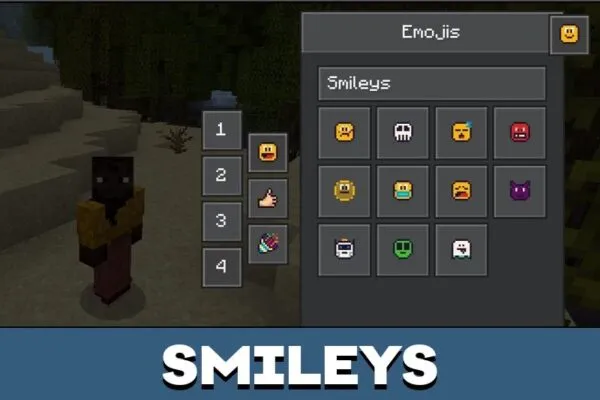 Smileys from Emojis Texture Pack for Minecraft PE