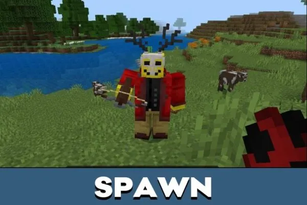 Spawn from 99 Night Forest Mod for Minecraft PE