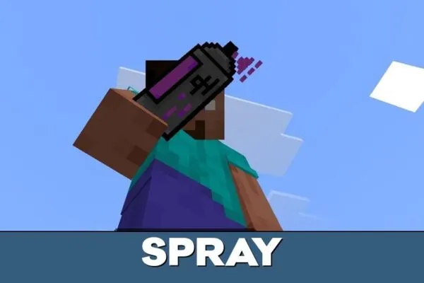 Spray from Fast and Furious Mod for Minecraft PE