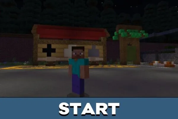 Start from 99 Night Forest Map for Minecraft PE