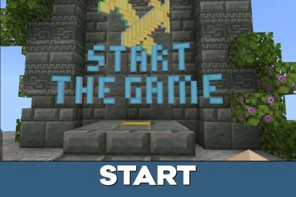Start from Lava Trust Fall Map for Minecraft PE