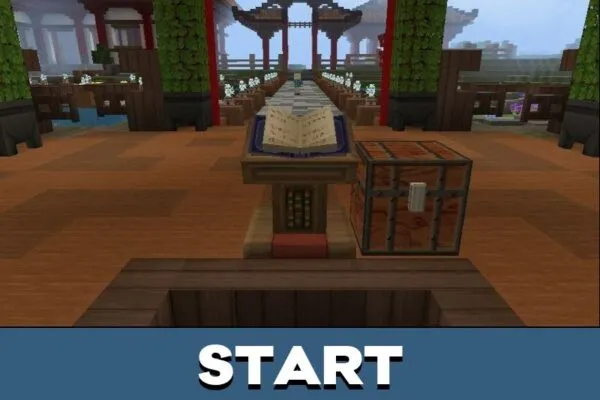 Start from Ninja Empire Map for Minecraft PE