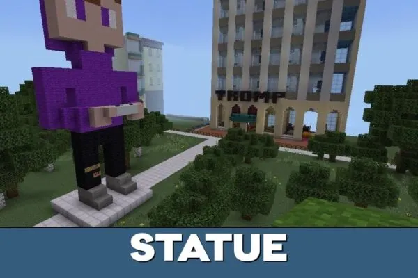 Statue from NordLand Map for Minecraft PE
