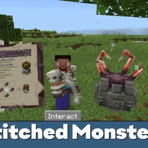Stitched Monsters Mod for Minecraft PE