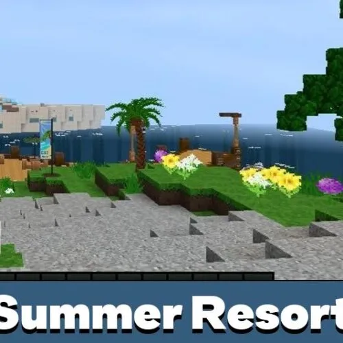 Summer Luxury Resort Map for Minecraft PE
