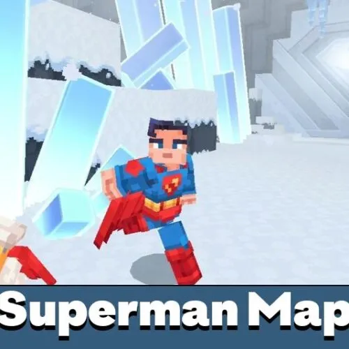 Superman Map for Minecraft PE