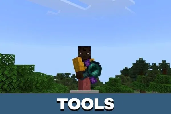 Tools from World Builder Mod for Minecraft PE