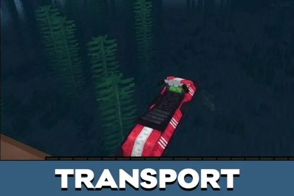 Transport from Summer Luxury Resort Map for Minecraft PE