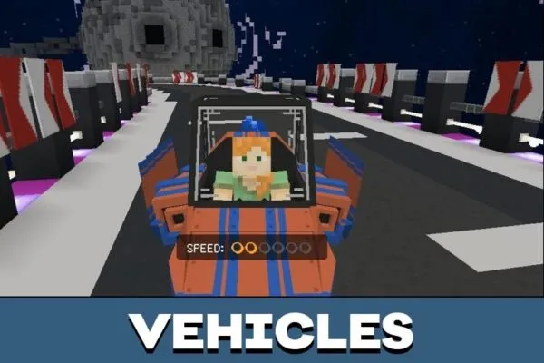 Vehicle from Zero Drive Map for Minecraft PE