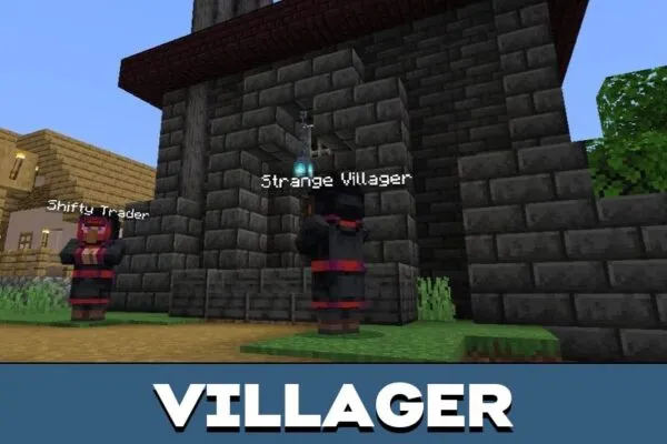 Villager from Void Weapons Mod for Minecraft PE