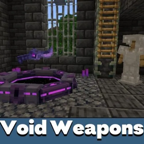 Void Weapon Mod for Minecraft PE