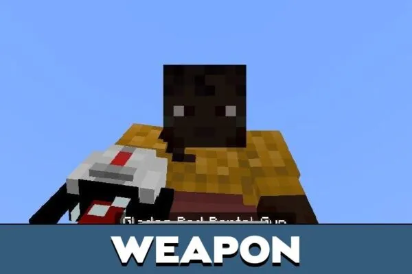 Weapon from Portal Gun Mod for Minecraft PE