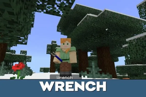 Wrench from Item Pipe Mod for Minecraft PE