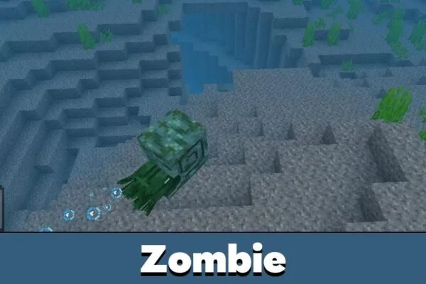 Zombie from Nautilus Mod for Minecraft PE