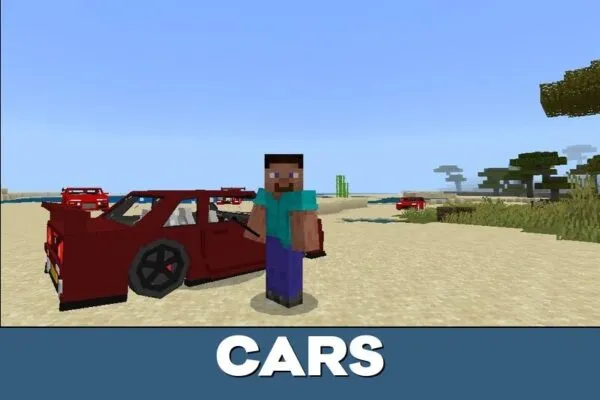 Cars from Fast and Furious Mod for Minecraft PE