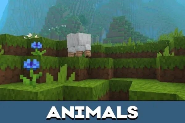 Animals from Action and Stuff Texture Pack for Minecraft PE