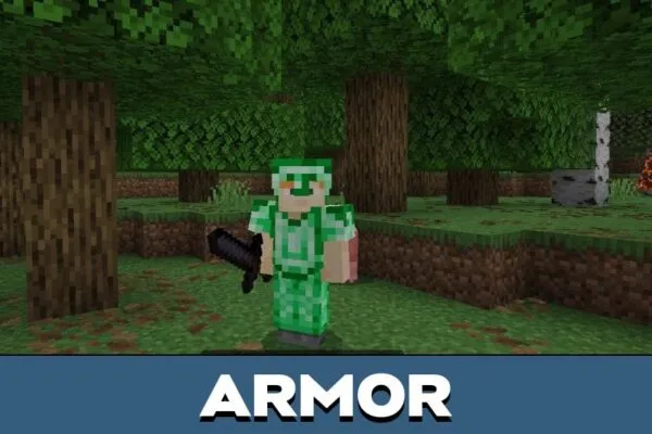 Armor from Tempered in Flame Mod for Minecraft PE