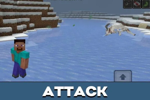Attack from Goat Mans Brother Mod for Minecraft PE