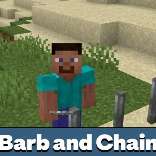Barb and Chain Mod for Minecraft PE