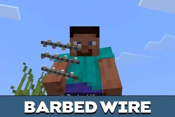 Barbed Wire from Barb and Chain Mod for Minecraft PE