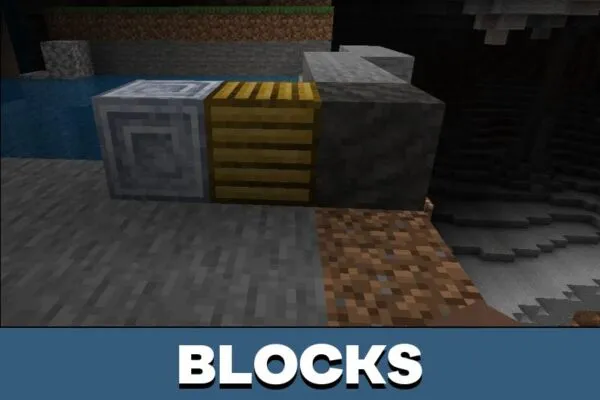 Blocks from Forgotten Legends Mod for Minecraft PE