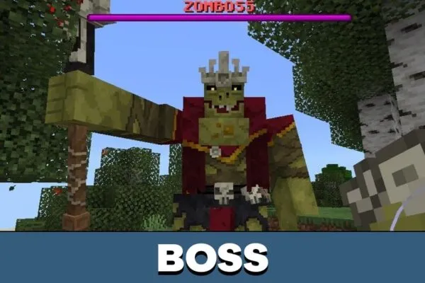 Boss from Zombified Mod for Minecraft PE