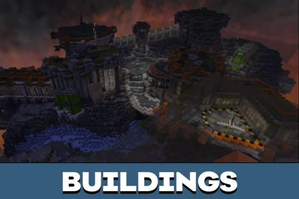 Buildings from Outer Rim Map for Minecraft PE