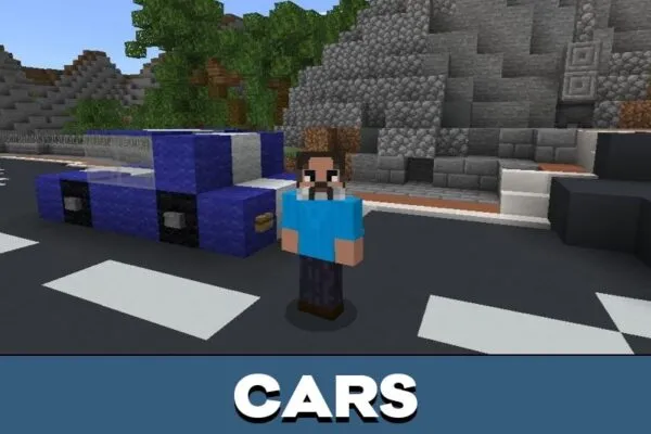 Cars from Hawaii Map for Minecraft PE