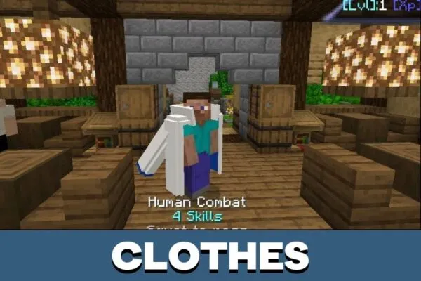 Clothes from Blox Fruit Mod for Minecraft PE