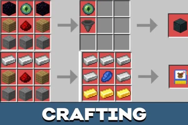 Crafting from Fans and Grinders Mod for Minecraft PE