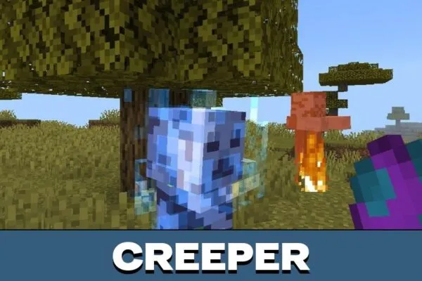 Creeper from Stellar Forge Mod for Minecraft PE