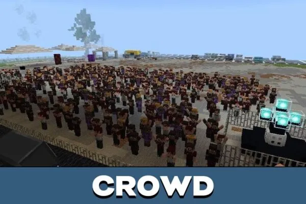 Crowd from Music Concert Map for Minecraft PE