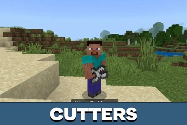 Cutters from Barb and Chain Mod for Minecraft PE