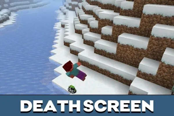 Death Screen from Goat Mans Brother Mod for Minecraft PE