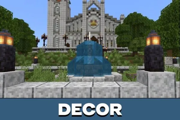 Decor from White Cathedral Map for Minecraft PE
