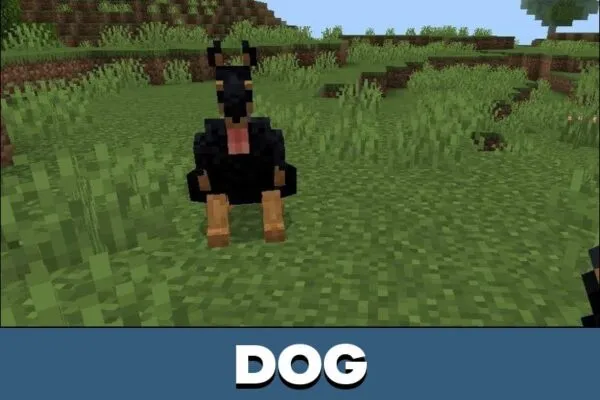 Dog from Tormentors Mod for Minecraft PE