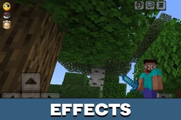 Effects from Warriors Client Texture Pack for Minecraft PE