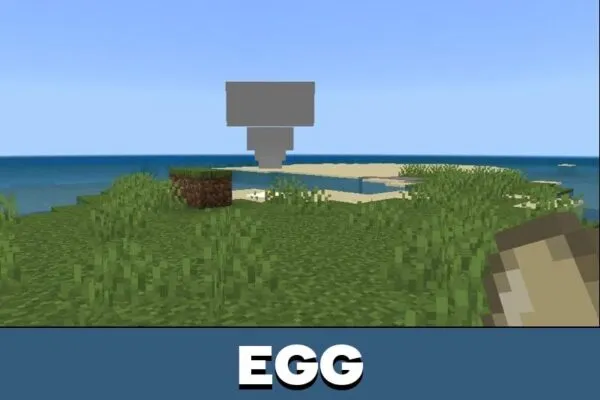 Egg from Enhanced Trajectories Mod for Minecraft PE