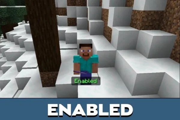 Enabled from Phonk Edit Mod for Minecraft PE