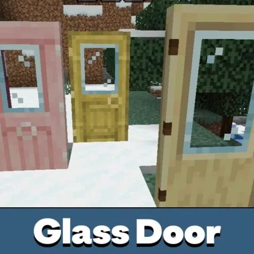 Glass Doors Texture Pack for Minecraft PE