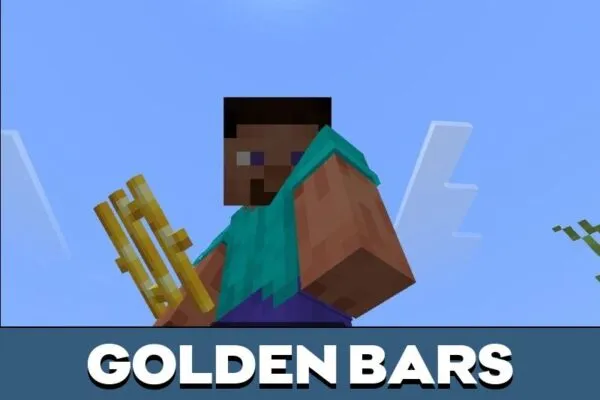 Golden Bars from Barb and Chain Mod for Minecraft PE