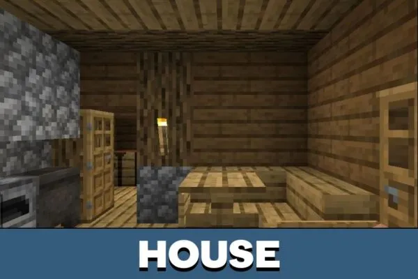 House from Caves and Cliffs Explorers Map for Minecraft PE