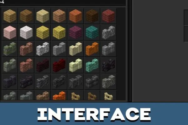 Interface from Helium Texture Pack for Minecraft PE