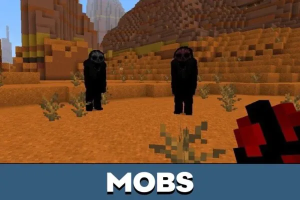 Mobs from Disturbed Dweller Mod for Minecraft PE