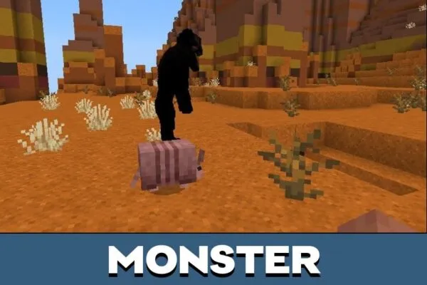 Monster from Disturbed Dweller Mod for Minecraft PE