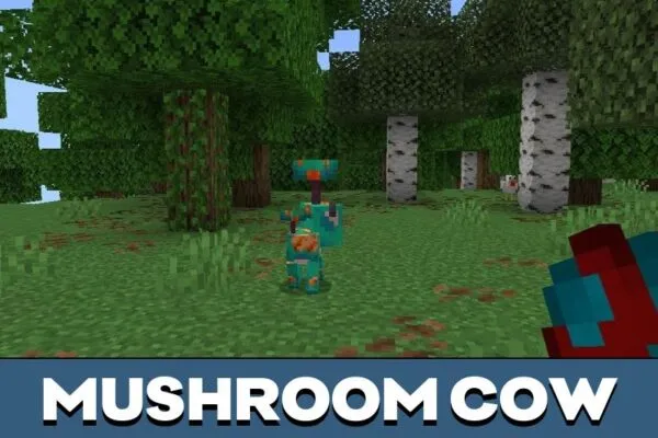 Mushroom Cow from Tempered in Flame Mod for Minecraft PE