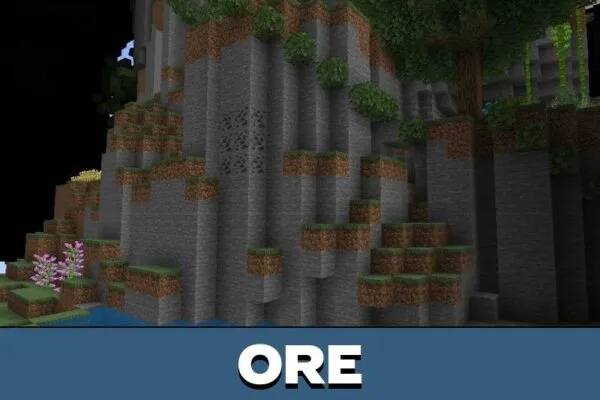 Ore from Monster Islands Map for Minecraft PE